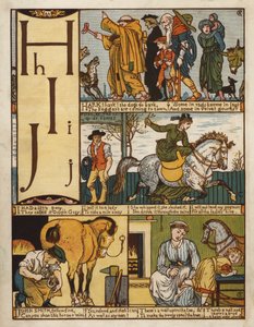 Ábécé (színes litó) alkotó: Walter Crane