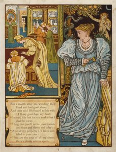 Kékszakáll (színes litó) alkotó: Walter Crane