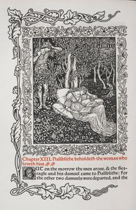 fejezet XIII. Hallblithe látja az asszonyt, aki szereti őt. alkotó: Walter Crane