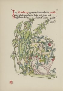 Virágok Shakespeare kertjéből alkotó: Walter Crane