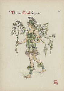 Virágok Shakespeare kertjéből alkotó: Walter Crane