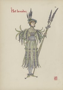 Virágok Shakespeare kertjéből alkotó: Walter Crane