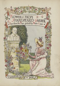 Virágok Shakespeare kertjéből alkotó: Walter Crane