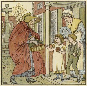 Forró keresztes zsemle alkotó: Walter Crane
