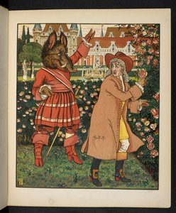 Illusztráció a Szépség és a Szörnyeteg számára. alkotó: Walter Crane