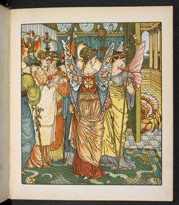 Illusztráció a Hind a fában. alkotó: Walter Crane