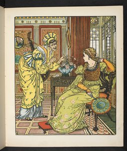 Illusztráció a történethez, Belle étoile hercegnő. alkotó: Walter Crane