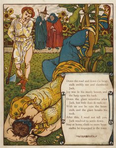 Jack és a babszár (színes litó) alkotó: Walter Crane