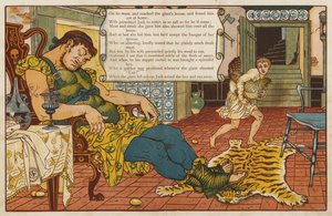 Jack és a babszár (színes litó) alkotó: Walter Crane