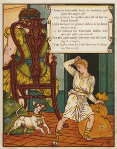 Jack és a babszár (színes litó) alkotó: Walter Crane