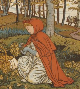 Piroska (színes litho) alkotó: Walter Crane