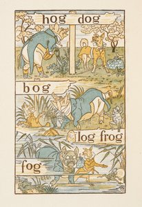 G betűre végződő rímszavak. Az arany alapozó. alkotó: Walter Crane