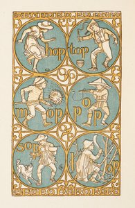 P betűre végződő rímszavak. Az arany alapozó. alkotó: Walter Crane