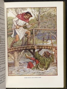 Robin Hood és Little John alkotó: Walter Crane