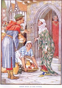 Robin Hood mint fazekas, 1920 körül alkotó: Walter Crane