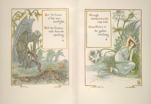 Naplemente és szerelem a ködben alkotó: Walter Crane