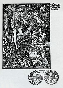 A Shepheards-naptár – 1898. március, 1923 alkotó: Walter Crane