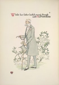 A menyasszony apja reggeli ruhában alkotó: Walter Crane