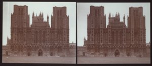 Wells katedrális, Cathedral Green, Wells, Mendip, Somerset, 1913.