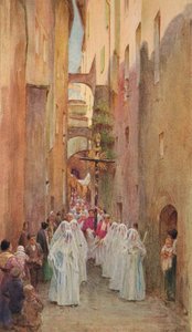 Egy körmenet San Remóban, 1910, 1912 alkotó: Walter Frederick Roofe Tyndale