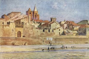 Albenga, a Centa, Olaszország alkotó: Walter Frederick Roofe Tyndale