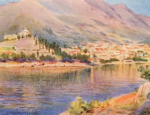 Cavtat, Régi Ragusa (színes litográfia) alkotó: Walter Frederick Roofe Tyndale