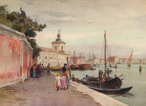 La Dogana, Velence, 1900, 1913 alkotó: Walter Frederick Roofe Tyndale