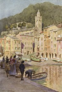 Portofino, Olaszország (színes litó) alkotó: Walter Frederick Roofe Tyndale