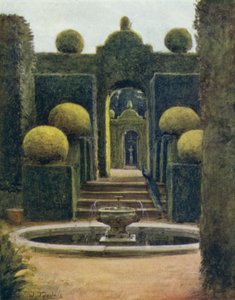 Az új erdő: a Brokenhurst Park Gardenben (színes litó) alkotó: Walter Frederick Roofe Tyndale