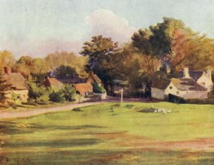 Az új erdő: Swan Green, Lyndhurst (színes litó) alkotó: Walter Frederick Roofe Tyndale