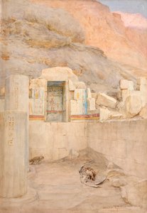 Két ragadozó gólyatetemmel (akvarell) alkotó: Walter Frederick Roofe Tyndale