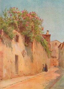 Via Delle Sperandie, Siena, c1900 1913 alkotó: Walter Frederick Roofe Tyndale