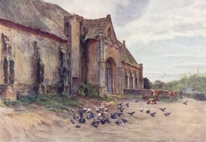 Wessex: Abbotsbury, Weymouth közelében (színes litográfia). alkotó: Walter Frederick Roofe Tyndale