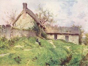 Wessex: Sutton Poyntzban, Weymouth közelében (színes litográfia). alkotó: Walter Frederick Roofe Tyndale