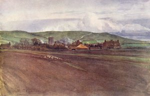 Wessex: Burton Bradstock, Dorset (színes litográfia) alkotó: Walter Frederick Roofe Tyndale