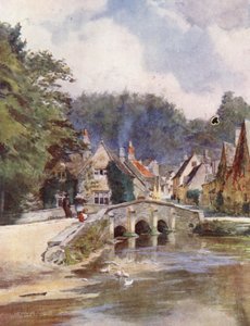 Wessex: Castle Combe, North Wilts (színes litográfia) alkotó: Walter Frederick Roofe Tyndale