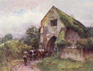 Wessex: Cleeve Abbey (színes litográfia) alkotó: Walter Frederick Roofe Tyndale