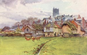 Wessex: Fordington, Dorchester (színes litográfia) alkotó: Walter Frederick Roofe Tyndale