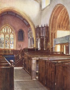 Wessex: Puddletown Church (színes litográfia) alkotó: Walter Frederick Roofe Tyndale