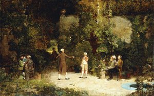 A vívólecke, 1879 körül (olaj, vászon)
