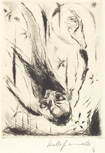 A zuhanás a végtelenbe, 1918. alkotó: Walter Gramatte