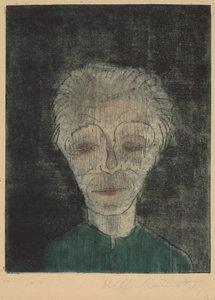 Fáradt ember önarcképe, 1923.