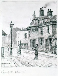 Church Street, Chelsea (tinta papíron)