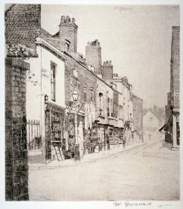 Duke Street, Chelsea, London, 1873 alkotó: Walter Greaves