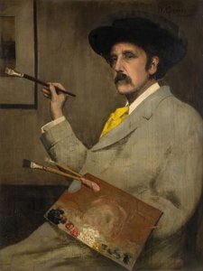 A művész portréja, 1910.