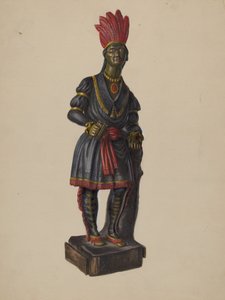 Szivarbolt indiai, c. 1936. alkotó: Walter Hochstrasser