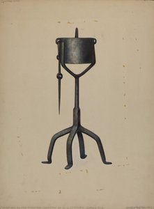 Olajlámpa, c. 1938. alkotó: Walter Hochstrasser