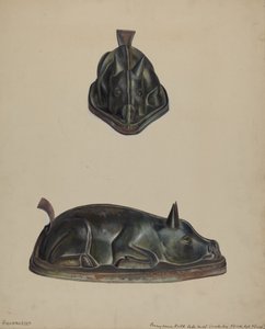 Pa. német tortaforma, 19351942.