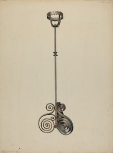Állvány a füstölőhöz, c. 1938. alkotó: Walter Hochstrasser