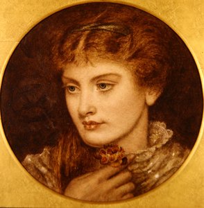 Emily Knewstub portréja (akvarell papíron)